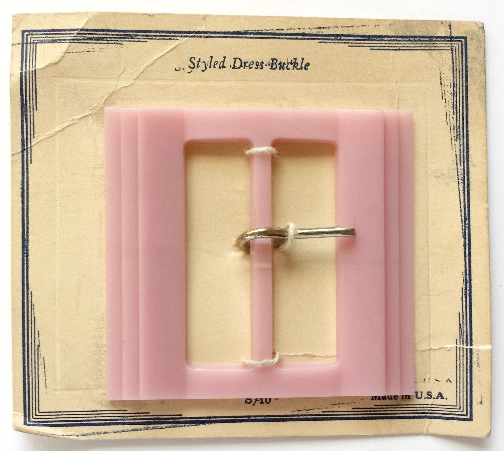 Casein pink buckle - Accessories Of Old