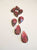 Vintage amethyst flatbback 11mm gold foiled backing ( wholesale lot of 1000 beads for $100) - Accessories Of Old