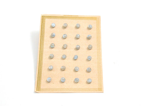 Fleck Czech glass buttons with shank - Accessories Of Old