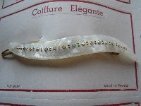 Hair barrette with crystal inlay - Accessories Of Old