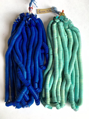French strung flat 6mm sequin - Accessories Of Old