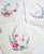 Swiss 1940's set of three hankies - Accessories Of Old