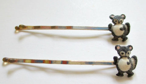 1960s Squirrel bobby pins. Sold by the pair. Limited stocks - Accessories Of Old