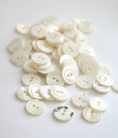 1940s mother of pearl buttons - Accessories Of Old