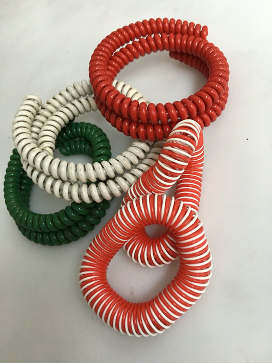 40's Telephone cord bangle - Accessories Of Old