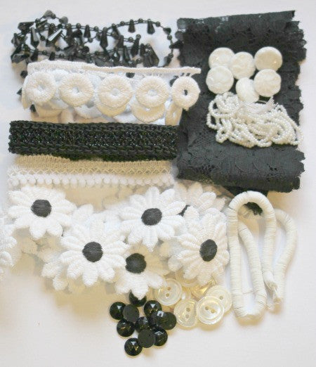 White and black crafting kit - Accessories Of Old