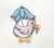 Duck with flower umbrella motif - Accessories Of Old