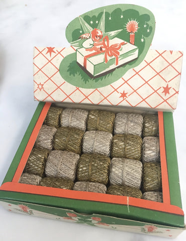 Vintage real gold and silver embroidery thread - Accessories Of Old