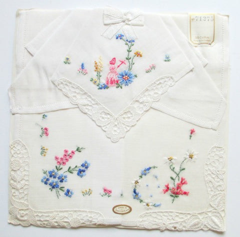 1940s Swiss made hankies - Accessories Of Old
