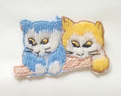 1950s Kitten applique motif - Accessories Of Old