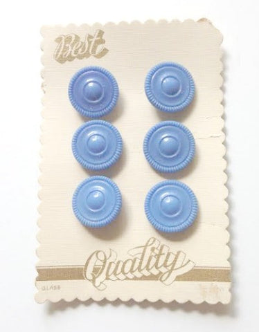 Glass 1930's British Buttons - Accessories Of Old