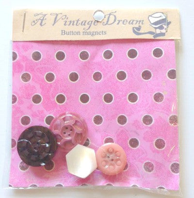 Vintage hand made button magnets - Accessories Of Old